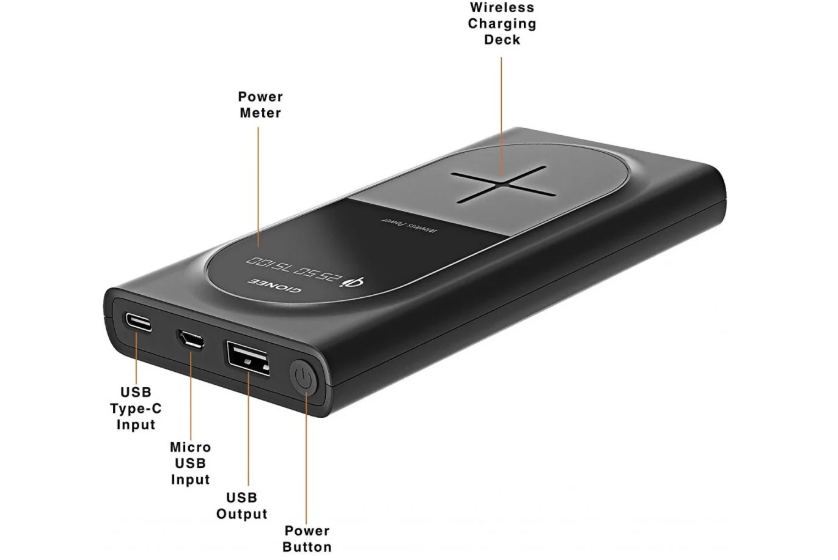 Kablosuz şarj desteğine sahip powerbank: Gionee GBuddy