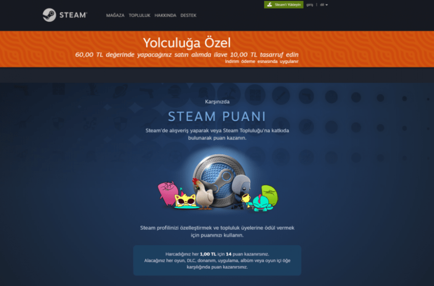 Steam Puan Dükkanı sistemini kalıcılaştıracak