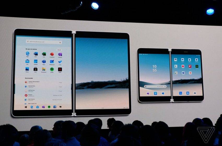 Katlanabilir Microsoft Surface Duo tasarımı ortaya çıktı