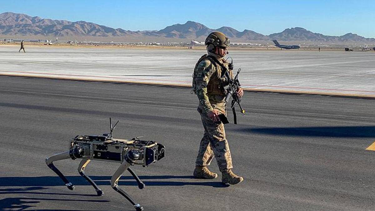 ABD ordusu robot köpek test ediyor