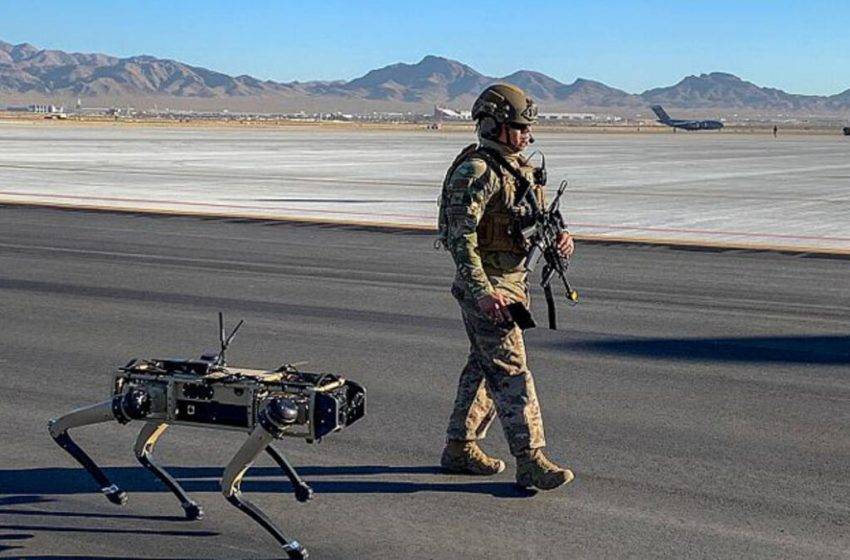 ABD ordusu robot köpek test ediyor