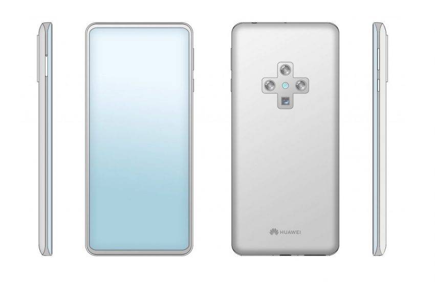 Huawei ekran içi ön kameralı telefon patenti aldı