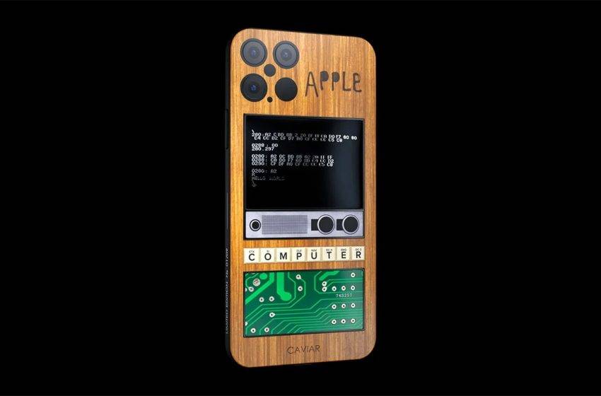 Ahşap kaplamalı iPhone 12 Pro özel tasarımı!