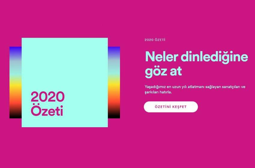 Spotify 2020 özetini yayınladı