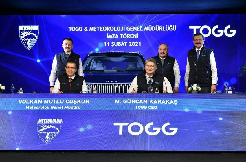 TOGG Meteoroloji Genel Müdürlüğü ile anlaştı! İşte detaylar