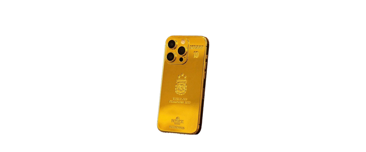 Lionel Messi altın iPhone 14 Pro